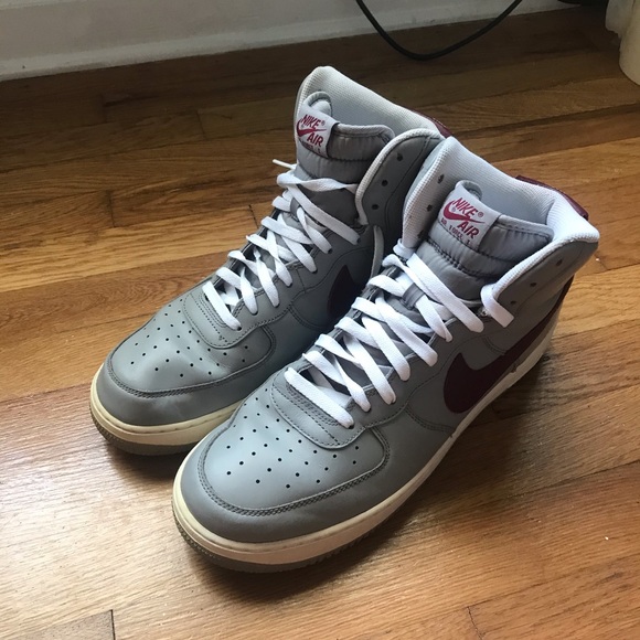 nike air force 1s grey